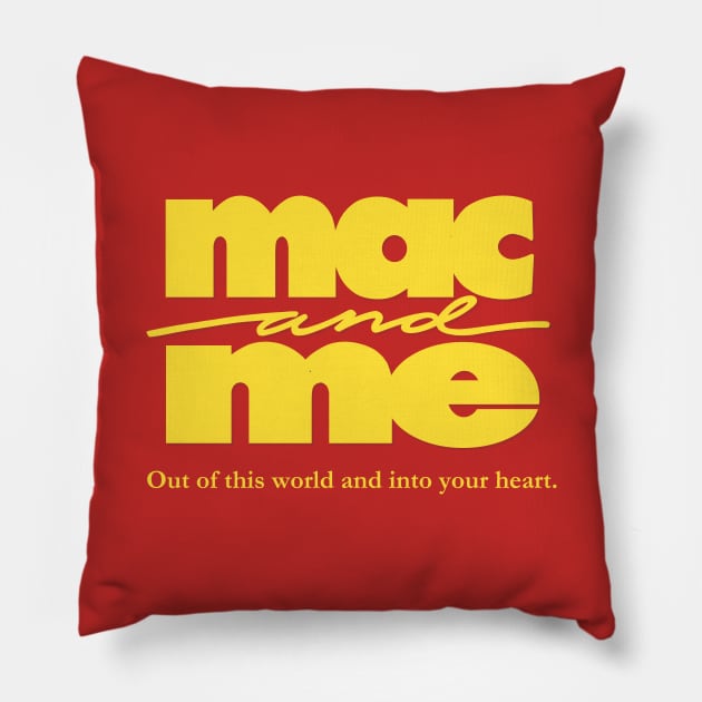 Mac and Me (vers. A) Pillow by DCMiller01