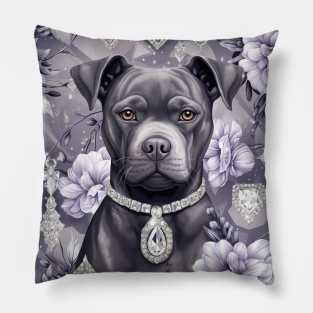 Staffy pattern Pillow