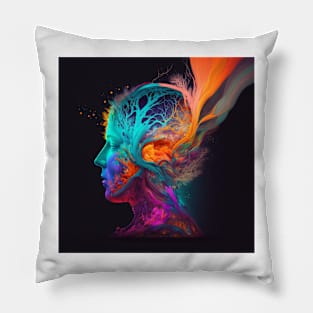 Living Life in Colour Psychological Growth Pillow