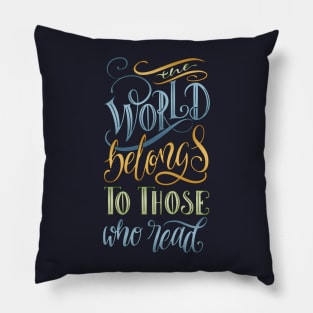 THE WORLD BELONGS Pillow