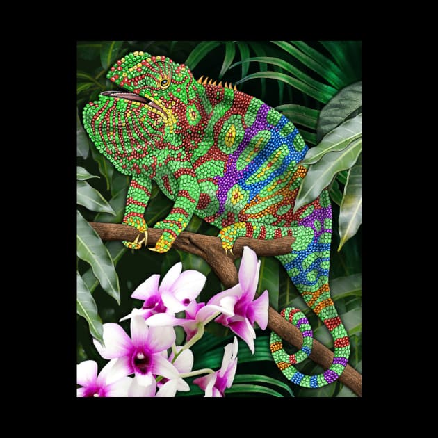 Chameleon by Tim Jeffs Art