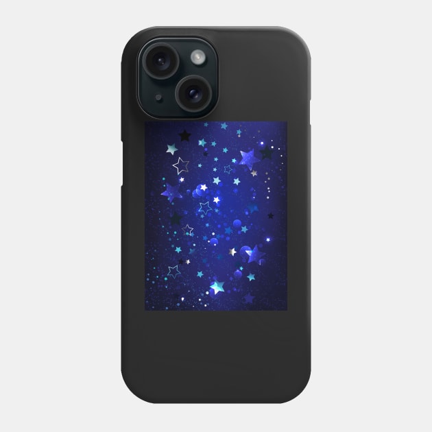 Abstract Blue Background Phone Case by Blackmoon9