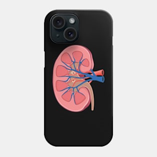 human Kidney anatomy Phone Case