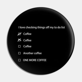 Coffee to do list Pin