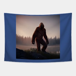 Sasquatch in Nature Tapestry