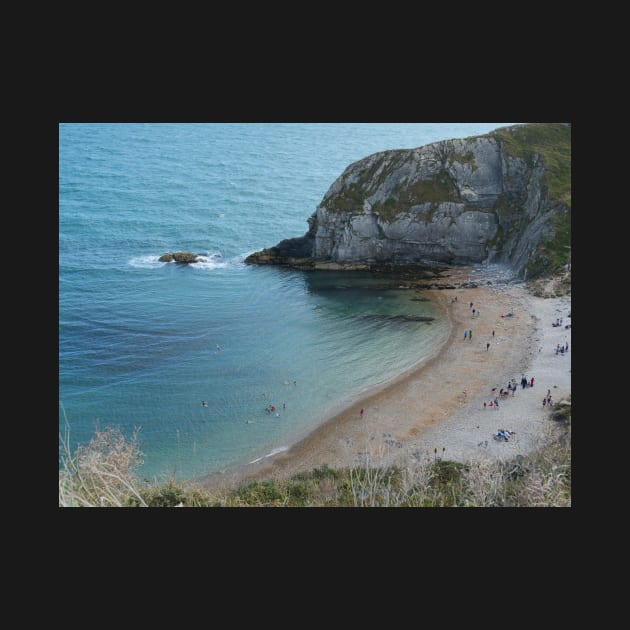 Swimming at Lulworth Cove Near Durdle Door by fantastic-designs