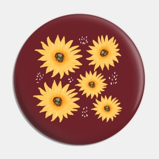 sunflower Pin