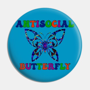 Antisocial Butterfly Pin