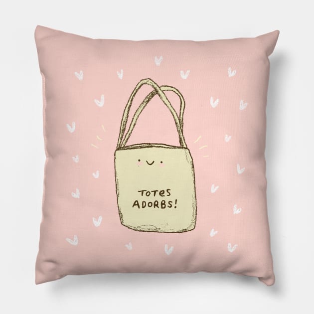 Totes Adorbs! Pillow by Sophie Corrigan