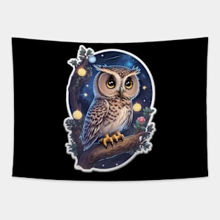 cosmos owl Tapestry