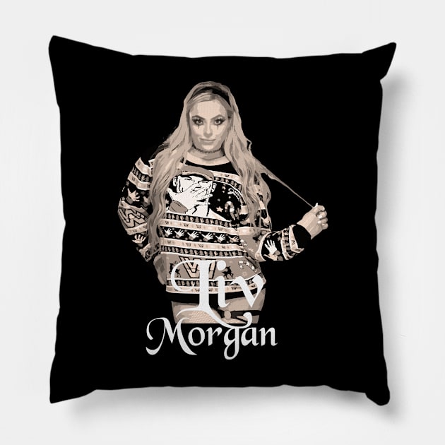 WRESTLEMANIA // LIV MORGAN Pillow by gerradliquid