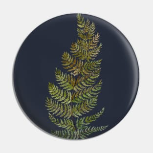 Watercolor fern Pin