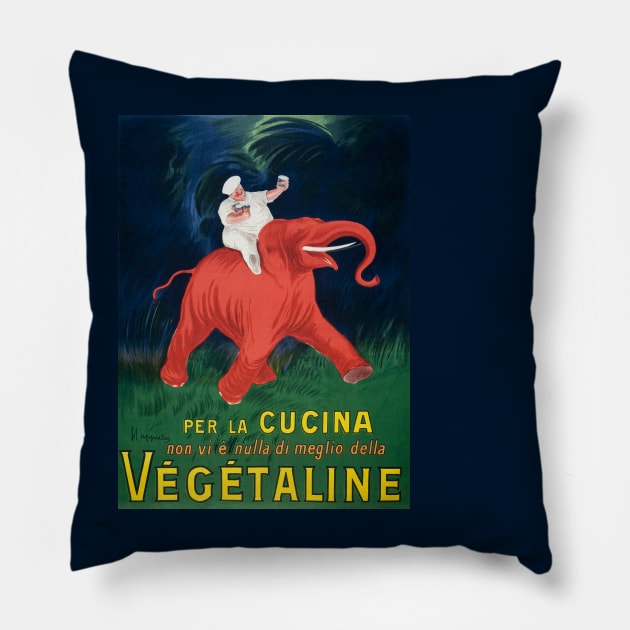 Retro Advertising - Vegetaline Pillow by CozyCanvas