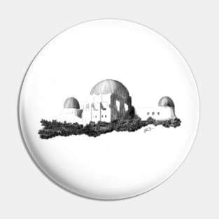 Griffith Observatory Sketch Pin