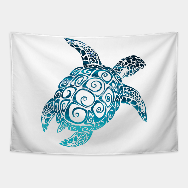 Disover sea turtle , best gift for sea lover men women - Sea Turtle - Tapestry