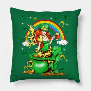 Irish Fairy St Patricks Day Ireland Pillow