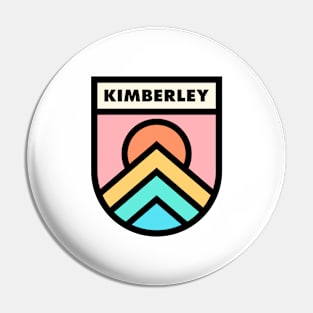 Kimberley BC Retro Badge Pin