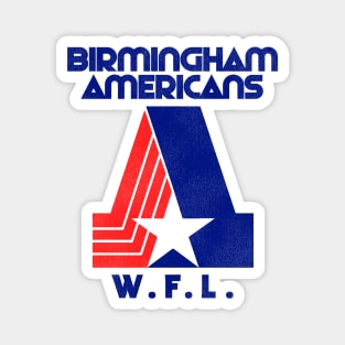 Defunct Birmingham Americans Football Team Magnet