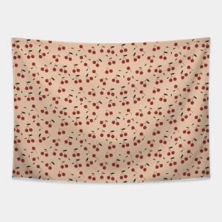 Vintage Cherries Pattern Tapestry