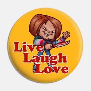 Chucky - Live Laugh Love Pin