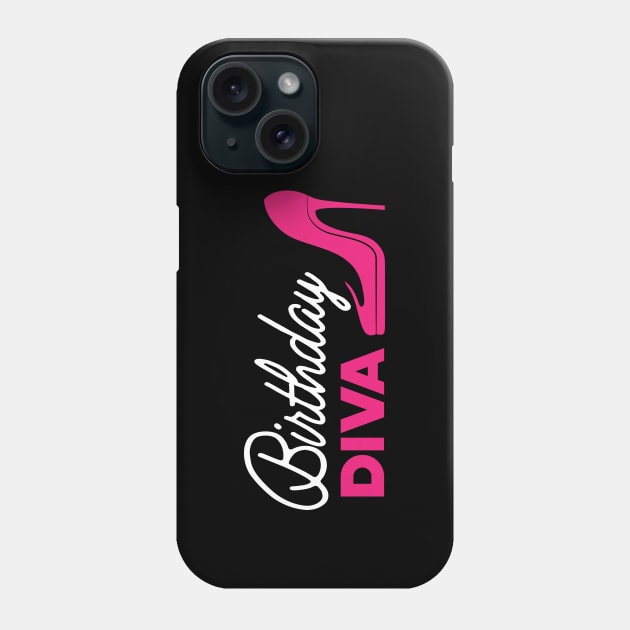 Birthday Diva Phone Case by KC Happy Shop