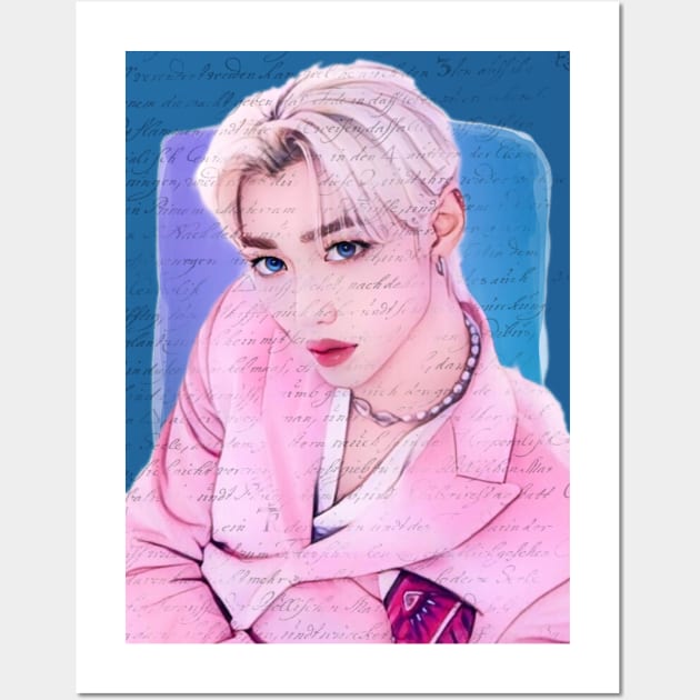 Felix, From Stray Kids Original K-pop Fanart Print 