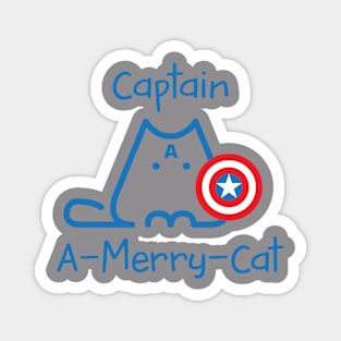 Captain A-Merry-Cat Magnet