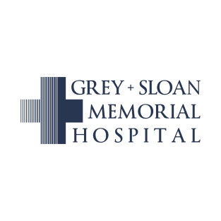 Grey + Sloan Memorial Hospital Logo | Blue Print T-Shirt