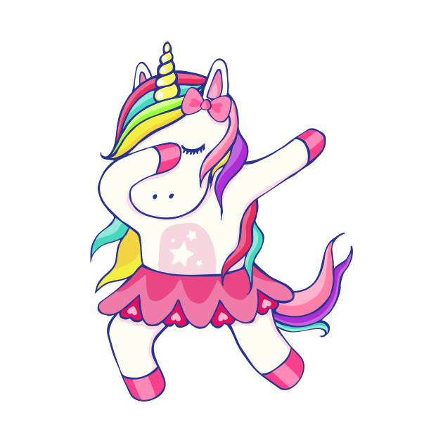 Fabulous Dabbing Unicorn by zeno27