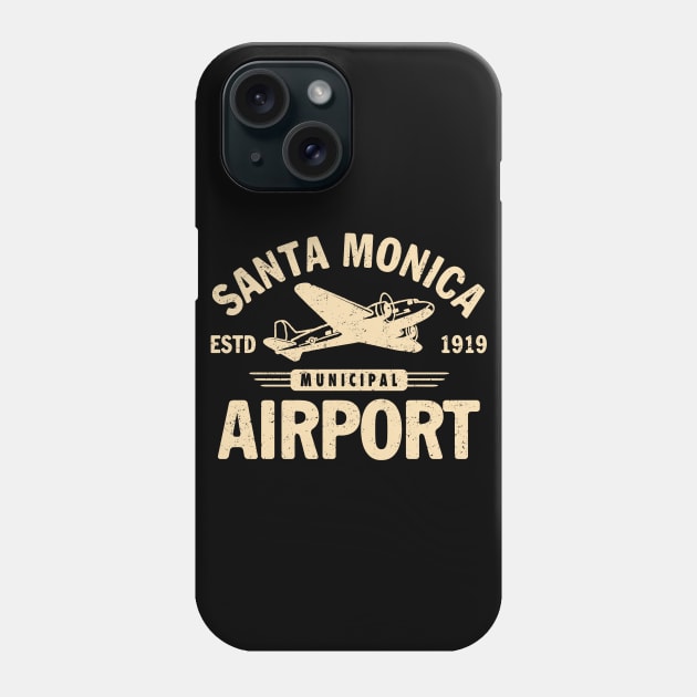 Santa Monica Airport by Buck Tee Phone Case by Buck Tee