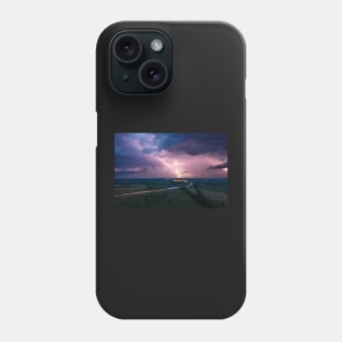 Heavy storm and lightning Phone Case