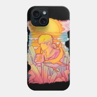 A chill beach drink Phone Case