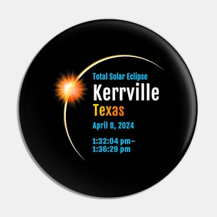 Kerrville Texas Tx Total Solar Eclipse 2024 1 Pin