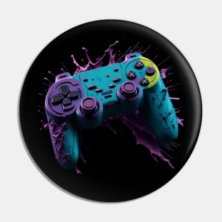 Controller paint splashed Pin