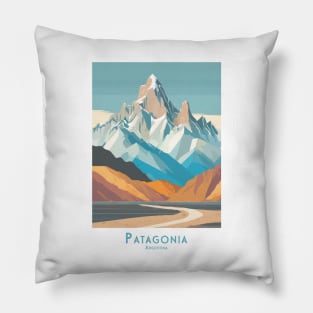 Argentina minimastic Majestic Patagonia Peak Pillow