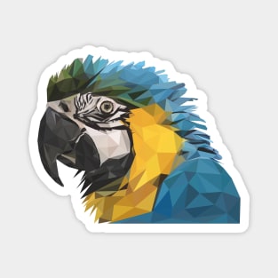 Parrot Low Poly Art Magnet