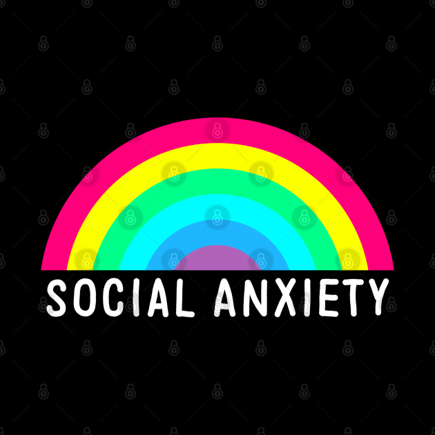 Social Anxiety Rainbow White by GAz