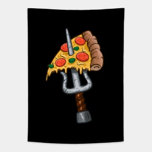 Ninja Pizza Tapestry