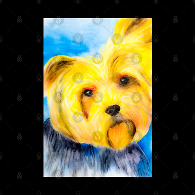 Yorkie by teenamarie23art