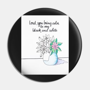 Color to Black & White Pin