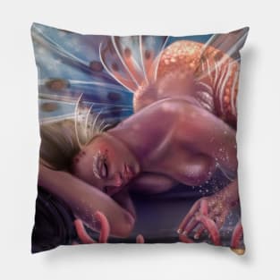 Lionfish Mermaid Pillow