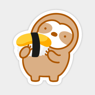 Cute Tamago Sushi Sloth Magnet