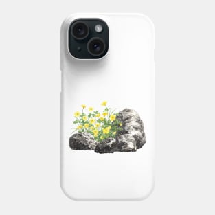 January 20th birthday flower Phone Case