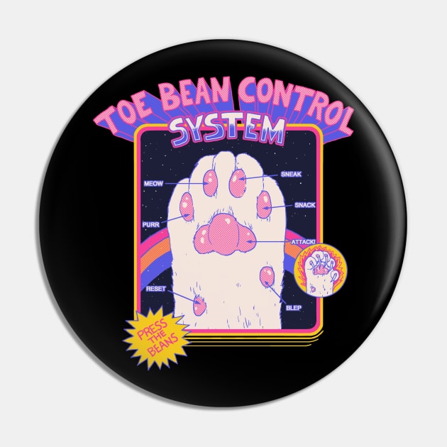 Toe Bean Control System Pin by Hillary White Rabbit