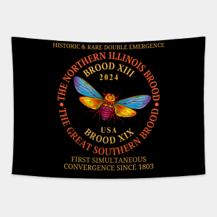 Cicada Brood XIII Brood XIX 2024 Emergence Convergence Tapestry