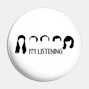 im listening Pin