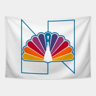 Peacock Logo Tapestry