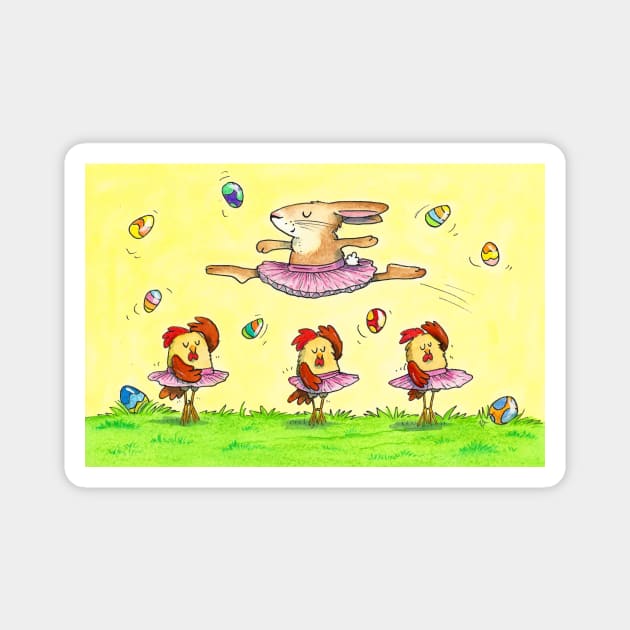 Easter Ballet Magnet by nicolejanes