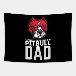 World's Best Pitbull Dad Tapestry