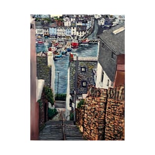 BRIXHAM STEPS DOWN TO THE HARBOUR T-Shirt